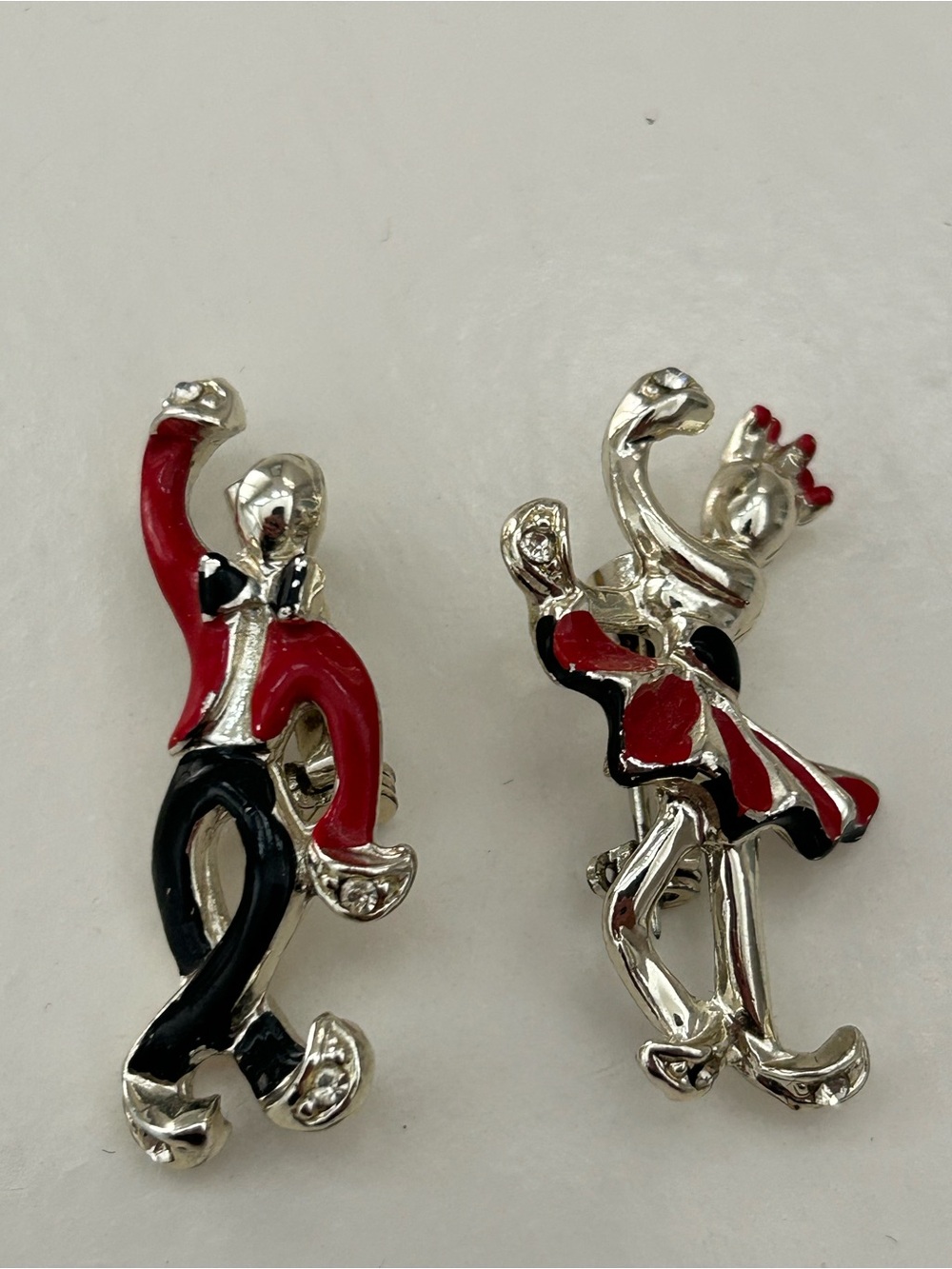 JJ Jonette Dancing Couple Scatter Pin